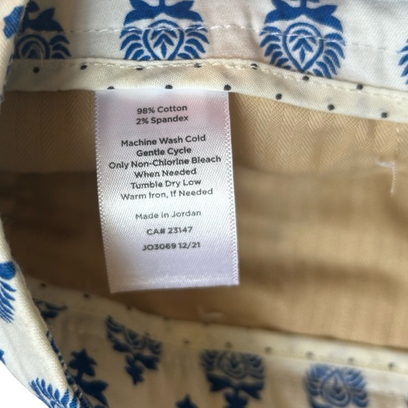 Talbots Women’s Perfect Skimmer Pants Size 12 Cropped Straight Leg - Picture 7 of 11